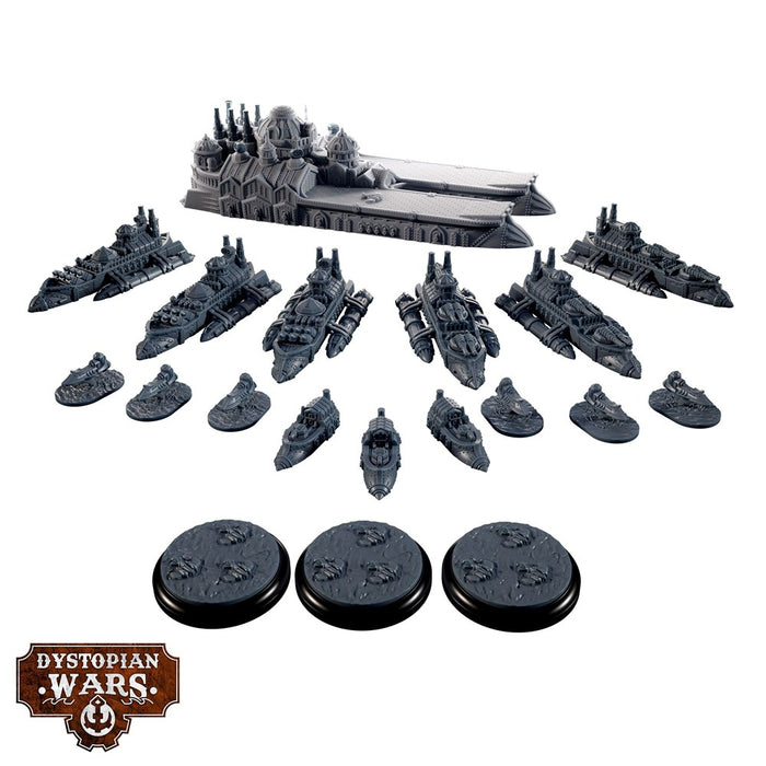 Warcradle DWA240003 Dystopian Wars: Suleiman Battlefleet Set