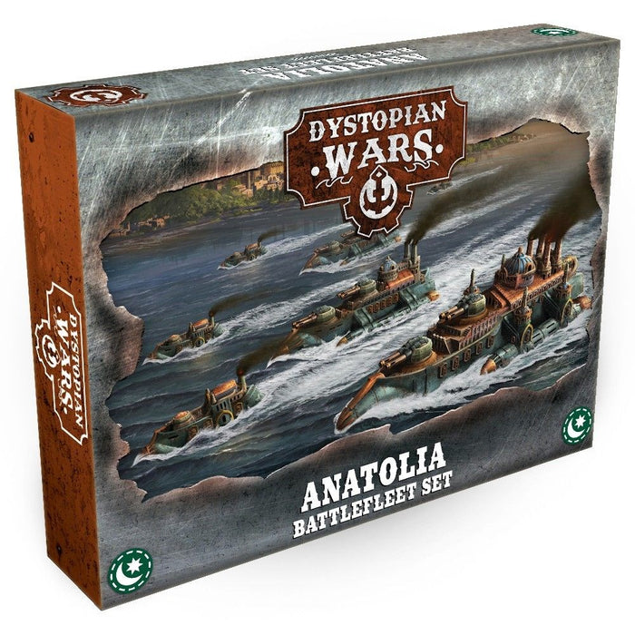 Warcradle DWA240009 Dystopian Wars: Anatolia Battlefleet Set