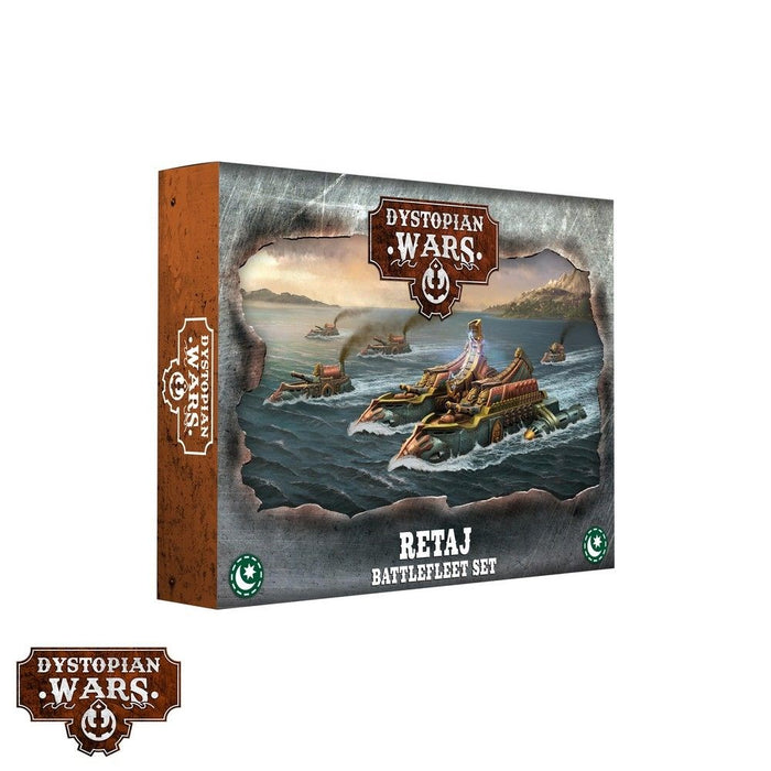 Warcradle DWA240010 Dystopian Wars: Retaj Battlefleet Set