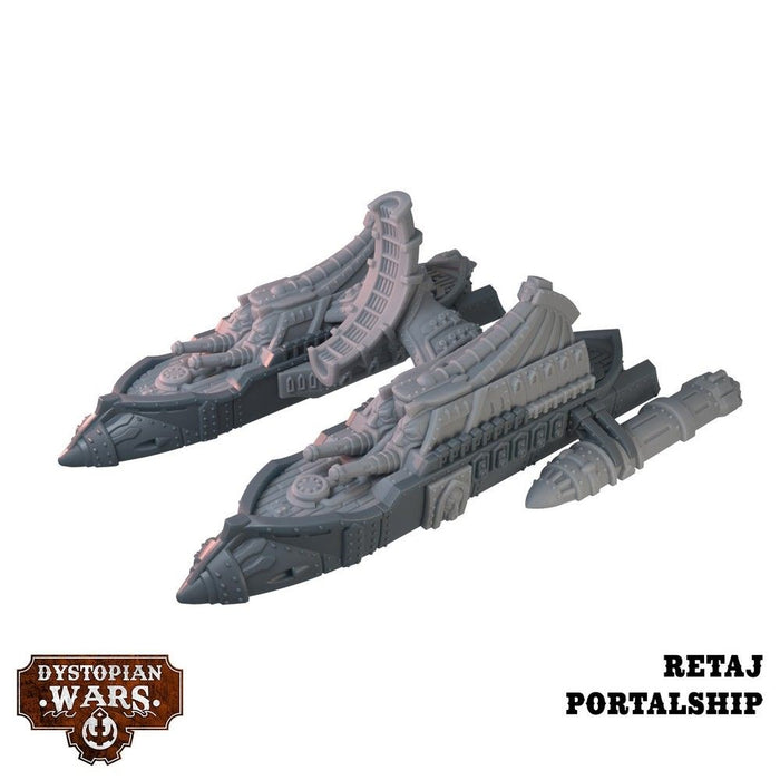 Warcradle DWA240010 Dystopian Wars: Retaj Battlefleet Set