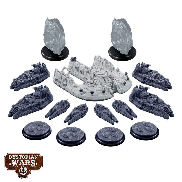 Warcradle DWA240014 Dystopian Wars: Abydos Battlefleet Set