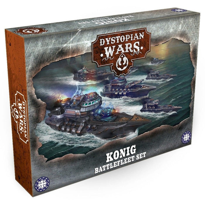 Warcradle DWA250010 Dystopian Wars: Konig Battlefleet Set