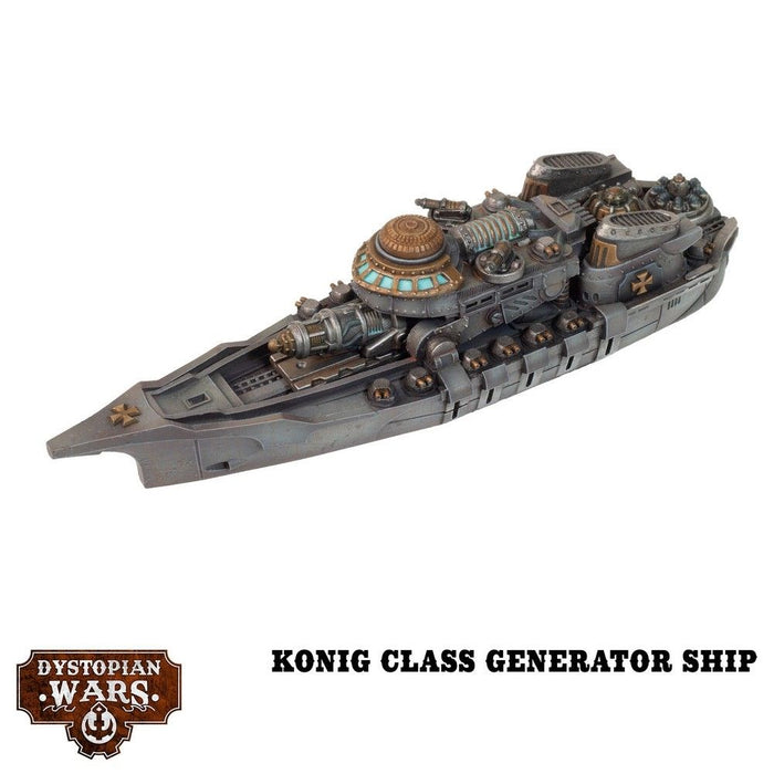 Warcradle DWA250010 Dystopian Wars: Konig Battlefleet Set