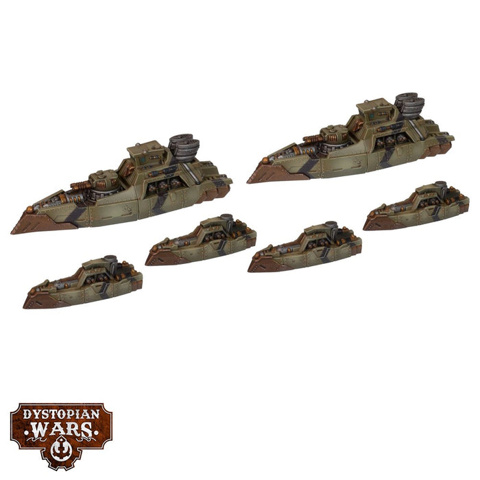 Warcradle DWA250012 Dystopian Wars: Scandinavian Frontline Squadrons