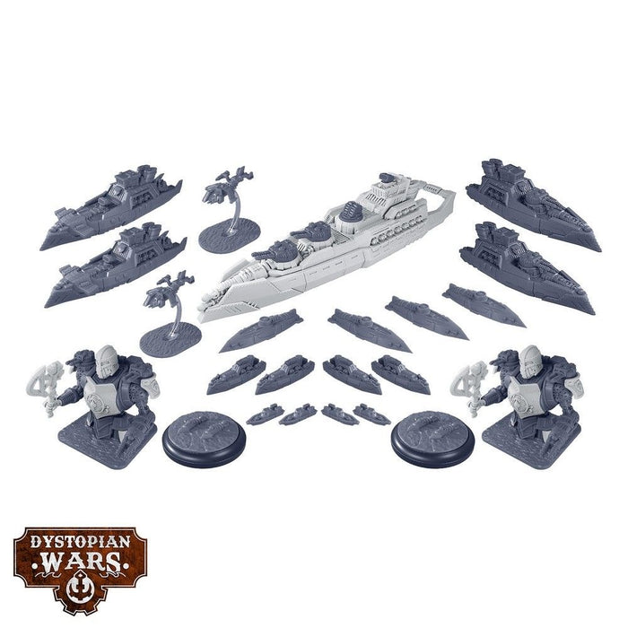 Warcradle DWA250015 Dystopian Wars: Scions of Jutland Battlefleet Set