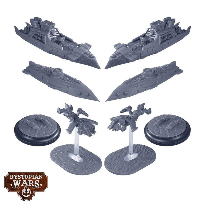 Warcradle DWA250016 Dystopian Wars: Scandinavian Support Squadrons