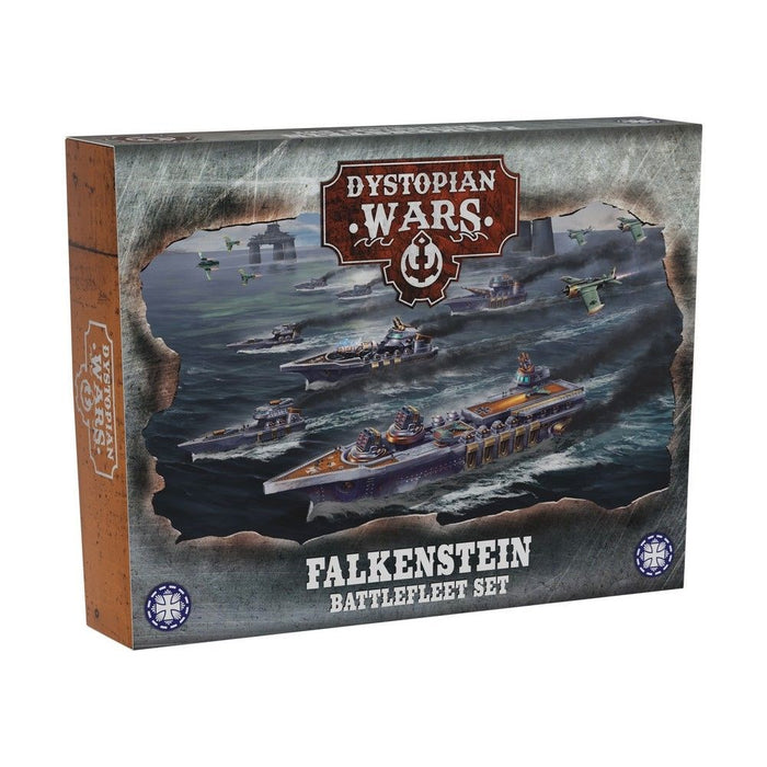 Warcradle DWA250017 Dystopian Wars: Falkenstein Battlefleet Set