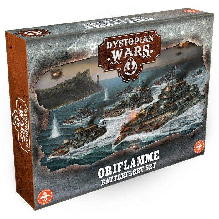 Warcradle DWA260001 Dystopian Wars: Oriflamme Battlefleet Set