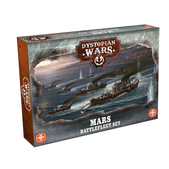 Warcradle DWA260005 Dystopian Wars: Mars Battlefleet Set