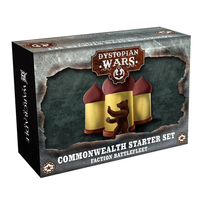 Warcradle DWA270000 Dystopian Wars: Commonwealth Starter Set -  Faction Battlefleet