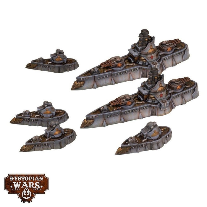 Warcradle DWA270007 Dystopian Wars: Commonwealth Frontline Squadrons