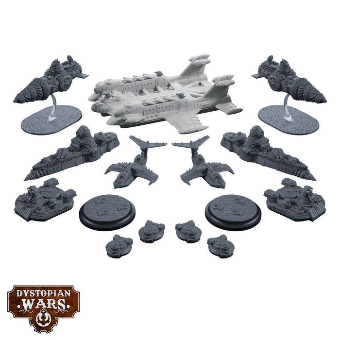 Warcradle DWA270011 Dystopian Wars: Alexayev Battlefleet Set