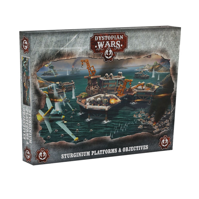 Warcradle DWA990027 Dystopian Wars: Sturginium Platforms & Objectives Set