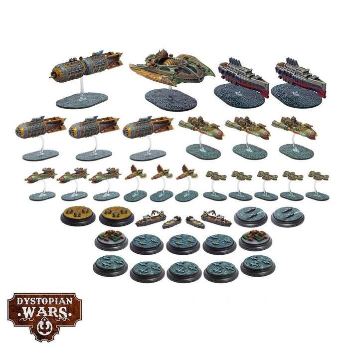 Warcradle DWA990034 Dystopian Wars: Fortune and Glory Two Player Starter Set