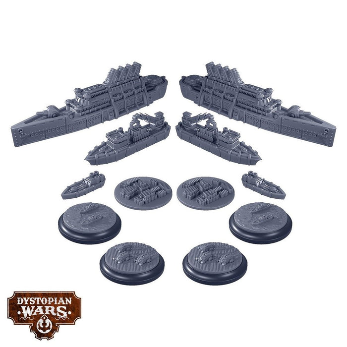 Warcradle DWA990036 Dystopian Wars: Merchant Convoy Squadrons