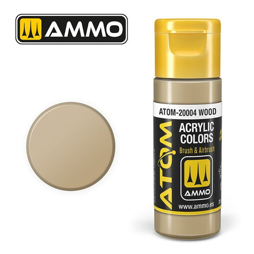 AMMO by Mig Jimenez ATOM-20004 Atom Color Wood 20ml (8938429939949)