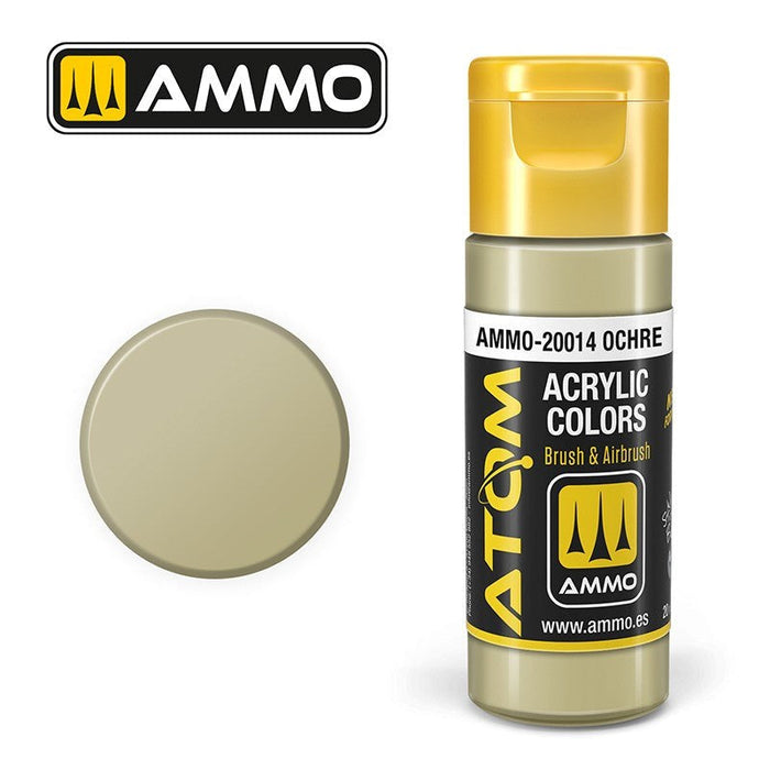 AMMO by Mig Jimenez ATOM-20014 Atom Color Ochre 20ml