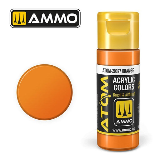 AMMO by Mig Jimenez ATOM-20027 Atom Color Orange 20ml (8938431807725)