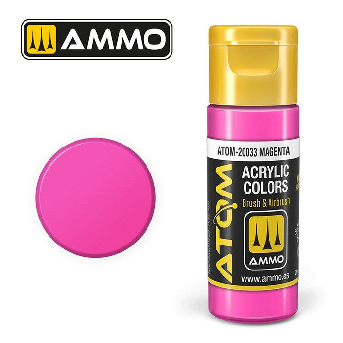 AMMO by Mig Jimenez ATOM-20033 Atom Color Magenta 20ml (8938432332013)