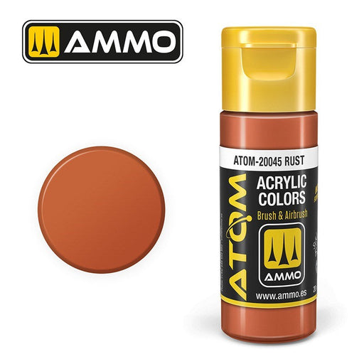 AMMO by Mig Jimenez ATOM-20045 Atom Color Rust 20ml (8938433347821)