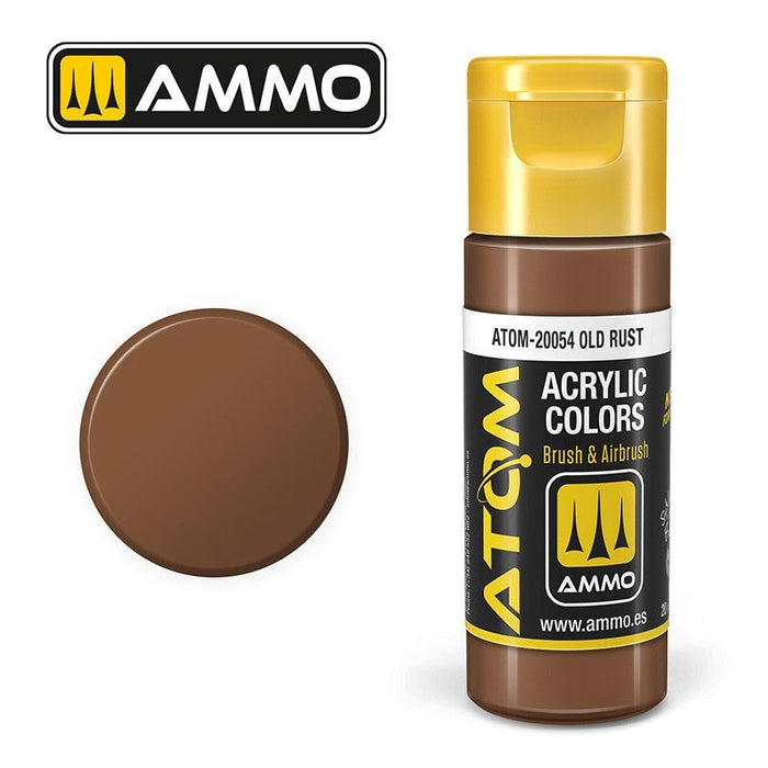 AMMO by Mig Jimenez ATOM-20054 Atom Color Old Rust 20ml