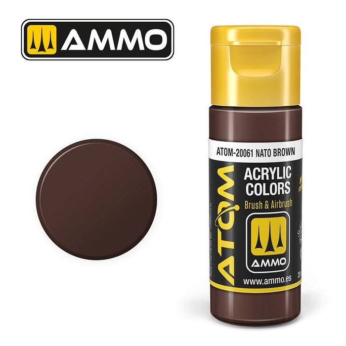 AMMO by Mig Jimenez ATOM-20061 Atom Color Nato Brown 20ml