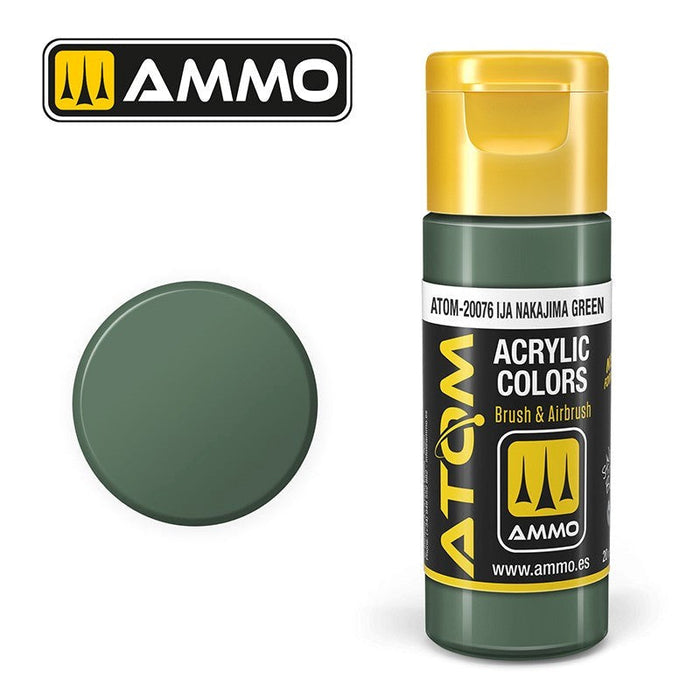 AMMO by Mig Jimenez ATOM-20076 Atom Color Ija Nakajima Green 20ml