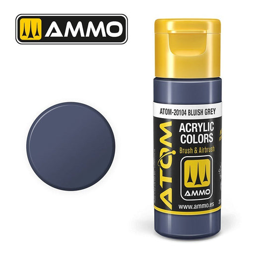 AMMO by Mig Jimenez ATOM-20104 Atom Color Bluish Grey 20ml (8938437804269)