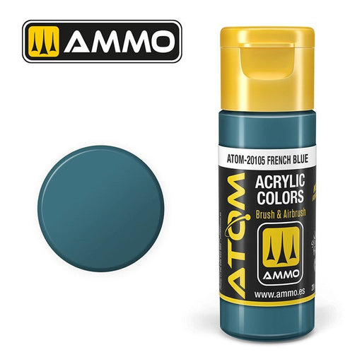 AMMO by Mig Jimenez ATOM-20105 Atom Color French Blue 20ml (8938437935341)