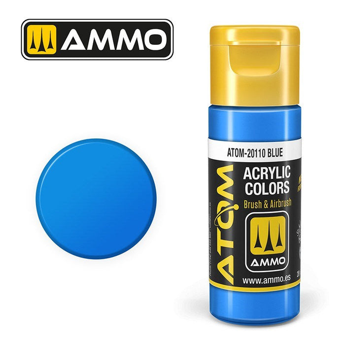 AMMO by Mig Jimenez ATOM-20110 Atom Color Blue 20ml