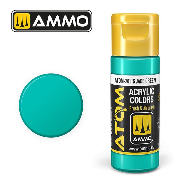 AMMO by Mig Jimenez ATOM-20115 Atom Color Jade Green 20ml