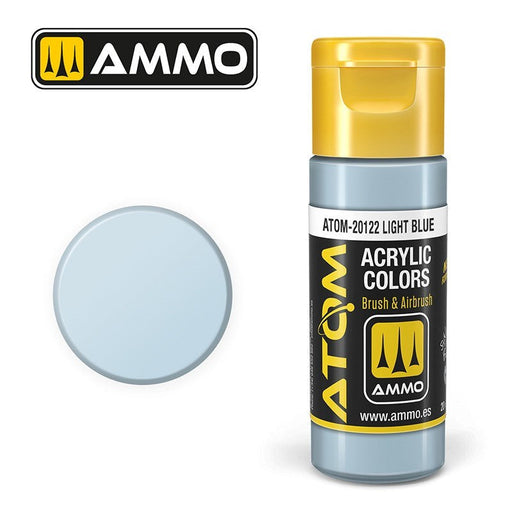 AMMO by Mig Jimenez ATOM-20122 Atom Color Light Blue 20ml (8938439246061)