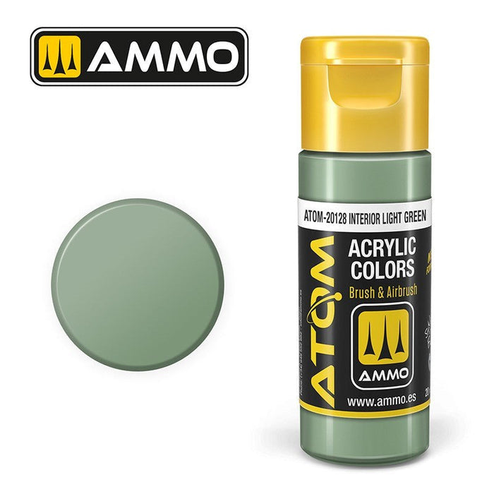 AMMO by Mig Jimenez ATOM-20128 Atom Color Interior Light Green 20ml