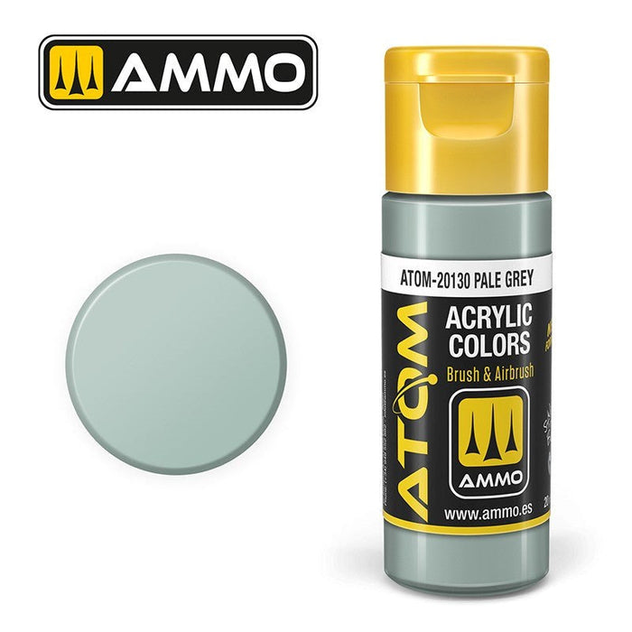 AMMO by Mig Jimenez ATOM-20130 Atom Color Pale Grey 20ml