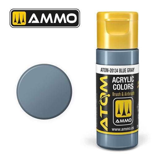 AMMO by Mig Jimenez ATOM-20134 Atom Color Blue Gray 20ml (8938440098029)