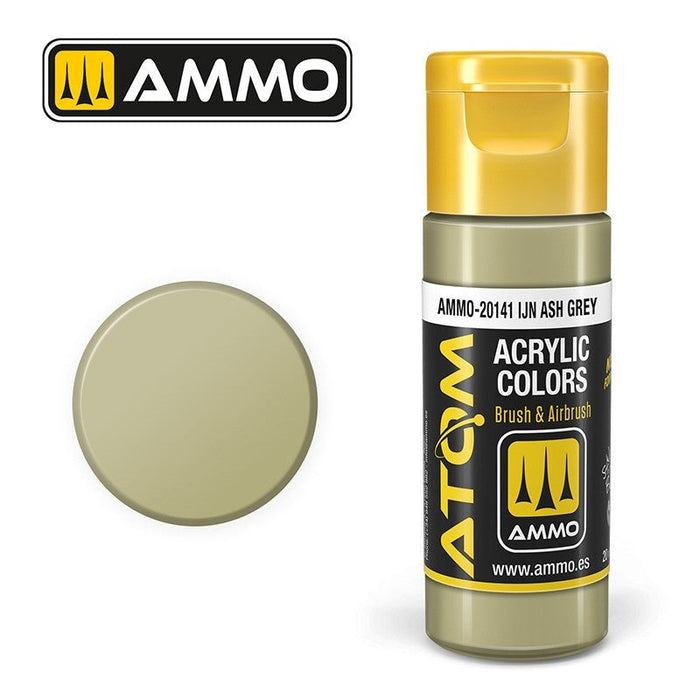 AMMO by Mig Jimenez ATOM-20141 Atom Color Ijn Ash Grey 20ml (8938440589549)