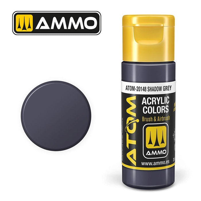 AMMO by Mig Jimenez ATOM-20148 Atom Color Shadow Grey 20ml