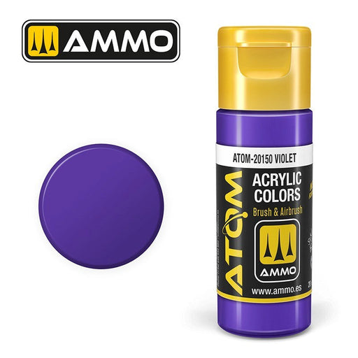 AMMO by Mig Jimenez ATOM-20150 Atom Color Violet 20ml (8938441244909)