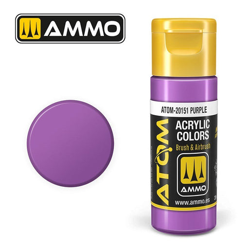 AMMO by Mig Jimenez ATOM-20151 Atom Color Purple 20ml (8938441277677)