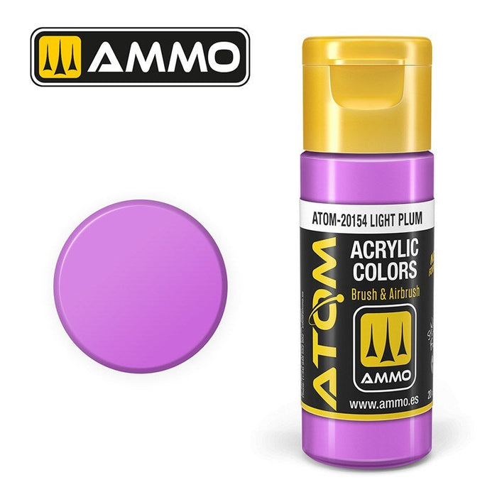 AMMO by Mig Jimenez ATOM-20154 Atom Color Light Plum 20ml (8938441507053)