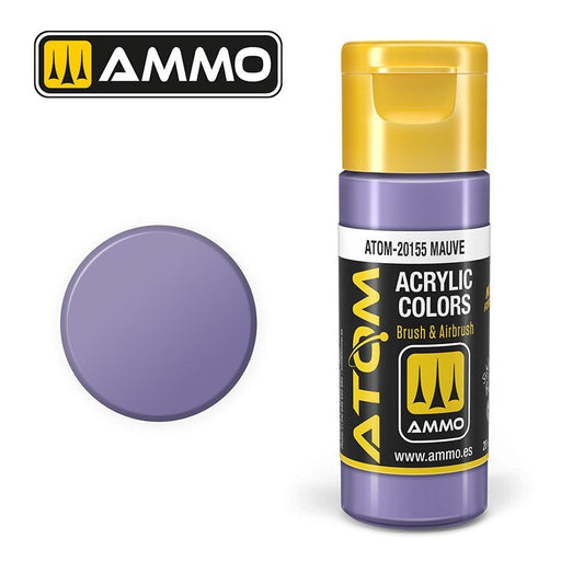 AMMO by Mig Jimenez ATOM-20155 Atom Color Mauve 20ml (8938441572589)