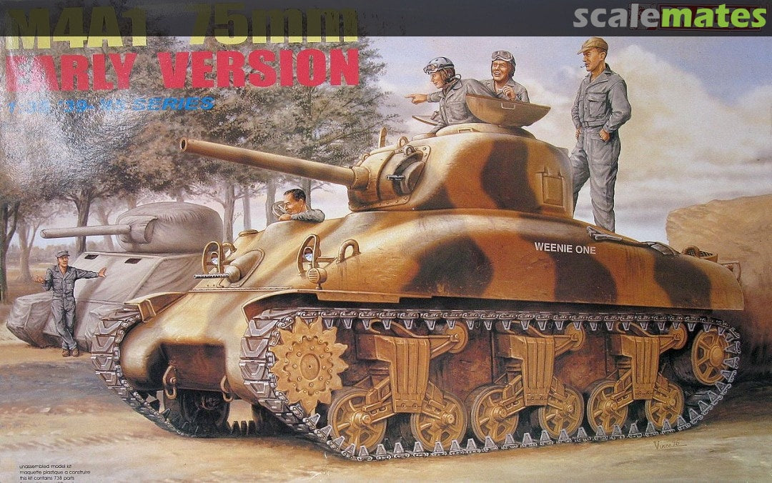 Dragon Model 6701 1/35 M4A1 75mm EARLY VERSION