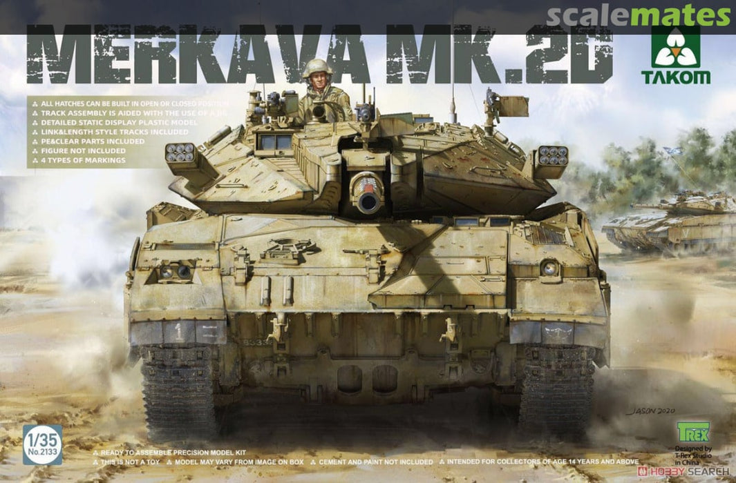 Takom 2133 1/35 Merkava Mk.2D Tank