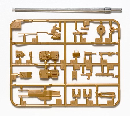 Tamiya 12664 1/35 Scale German Panther Ausf.D Metal Gun Barrel Set Detail-Up Parts Series no.64