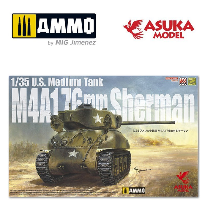 Asuka 35047 KIT 1/35 M4A176MM SHERMAN