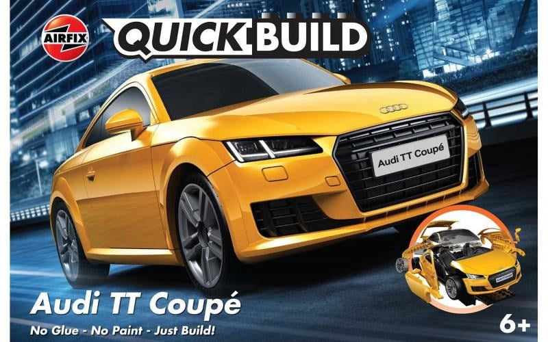 Airfix J6034 QUICK BUILD: Audi TT Coupe (Yellow)