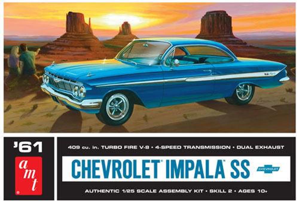 AMT 1013 1/25 1961 Chevy Impala SS