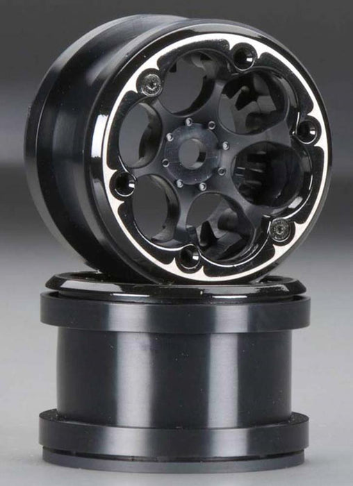 zAXIAL AX08061 - 2.2 VWS Beadlock Wheels (Black) (2pcs) (Fits XR10)