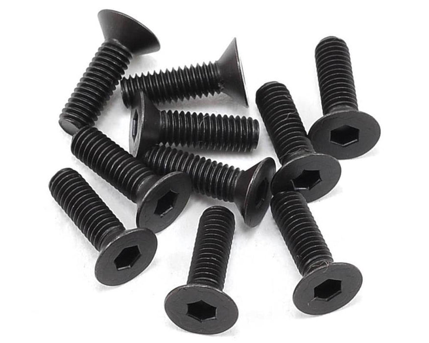 zAXIAL AX31120 - M3x10mm Hex Socket Flat Head (Black) (10pcs)