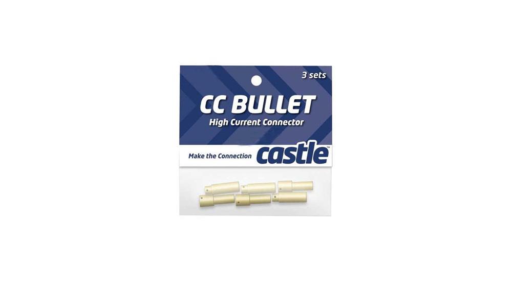 Castle Creations CCBUL553 5.5mm High Current CC Bullet Connector Set